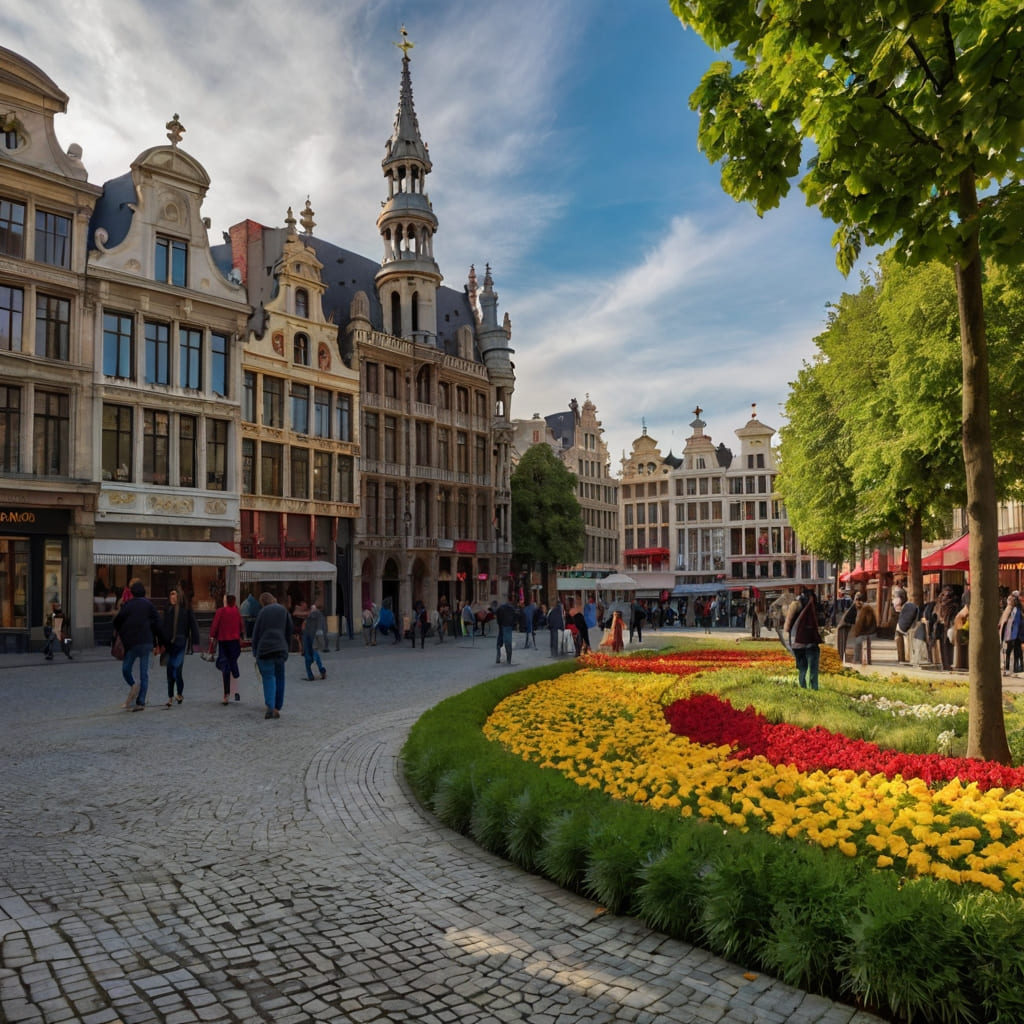 Verborgen steegjes en lokale cafés in de oude stad van Brussel
