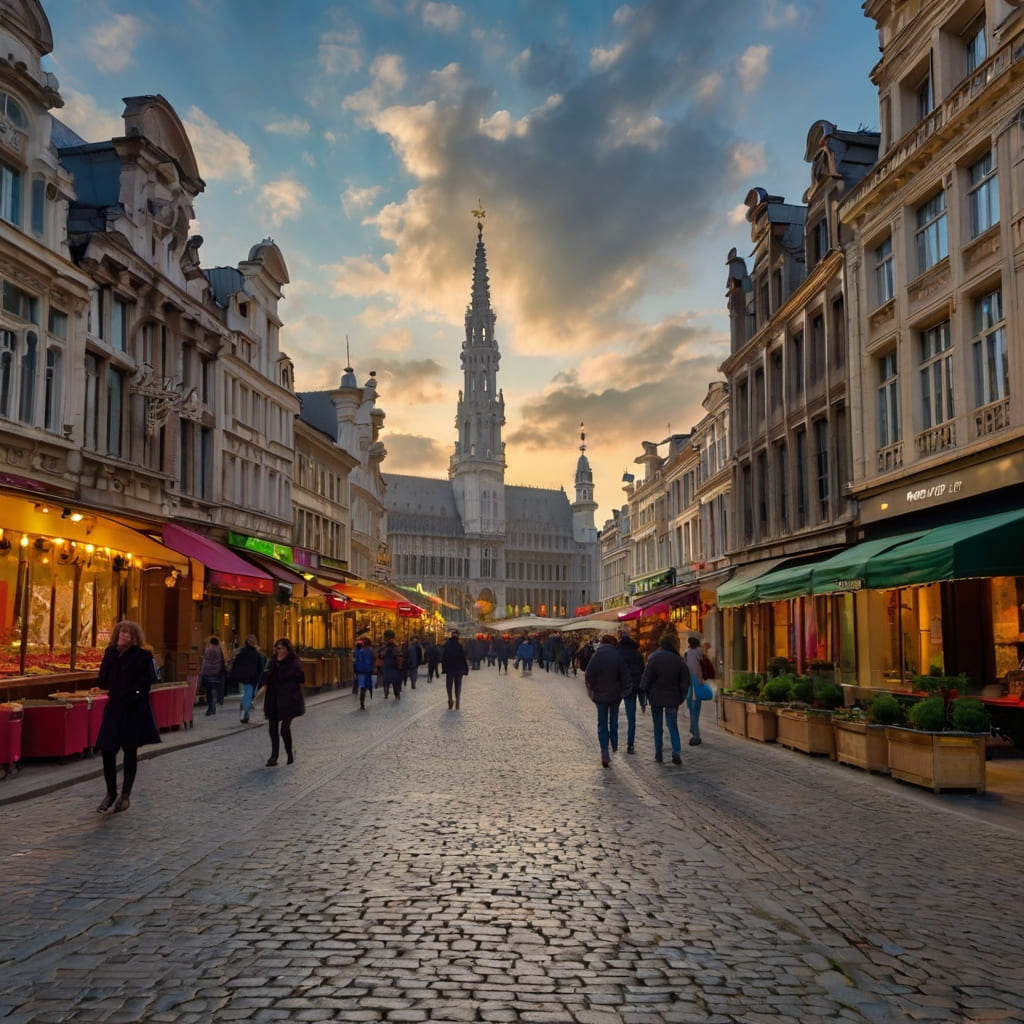 Professionele gids van SissoCoord vertelt verhalen op de Grote Markt